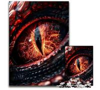 Red Dragon Eye 1000 Pieces Puzzle Gifts Jigsaw Puzzles for Adults Gift for Men And Women Daily Special Occasion 1000 PCS(38x26cm)