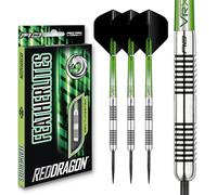 RED DRAGON Featherlite 7: 18g Tungsten Darts Set with Flights and Stems