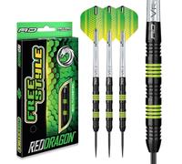 RED DRAGON Freestyle 22g Tungsten Darts Set with Flights and Stems