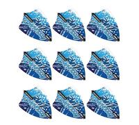 RED DRAGON Hardcore Freestyle Dart Flights- 3 Sets Per Pack (9 Dart Flights in total)