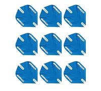 RED DRAGON Hardcore Gerwyn Price Iceman Ionic Dark and Light Blue Dart Flights - 3 sets Per Pack (9 Dart Flights in total)