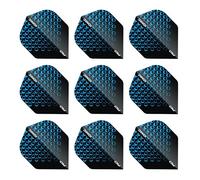 RED DRAGON Hardcore Ionic Circles Dart Flights - 3 Sets Per Pack (9 Dart Flights in Total)