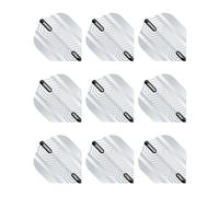 RED DRAGON Hardcore Ionic Dart Flights - 3 sets Per Pack (9 Dart Flights in total)