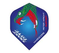 RED DRAGON Hardcore Peter Wright Snakebite Extra Thick Dart Flights - 3 sets per pack (9 flights in total)