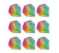 RED DRAGON Hardcore Peter Wright Snakebite Snakeskin Extra Thick Dart Flights - 3 sets per pack (9 flights in total)