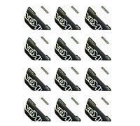 RED DRAGON Hardcore Radical Black & White Ikon Dart Flights - 4 Sets Per Pack (12 Dart Flights in total)