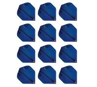RED DRAGON Hardcore Radical Blue Extra Thick Standard Dart Flights - 4 sets Per Pack (12 Dart Flights in total)