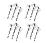 RED DRAGON Hardcore Silver Flash Design Flights and VRX Stems Combo Pack