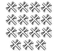 RED DRAGON Hardcore XT Black Union Jack Extra Thick Standard Dart Flights - 5 sets Per Pack (15 Dart Flights in total)