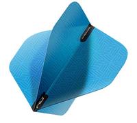 RED DRAGON Hardcore XT Blue Patterned Extra Thick Standard Dart Flights - 4 sets Per Pack (12 Dart Flights in total)