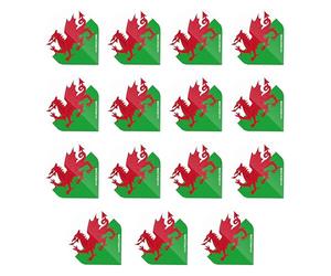 RED DRAGON Hardcore XT Wales Flag Dart Flights
