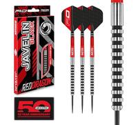 RED DRAGON Javelin Black Series - Professional Darts Set | 20g Dart | 85% Tungsten Darts | Pro Dart with Flights and Shafts