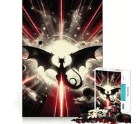 Red Dragon Jigsaw Puzzles 1000 Piece for Teenagers Logic Ability Toy Relaxing Fun Accurate Cut Artistic Gift (38x52cm)