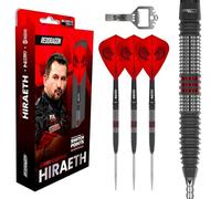 RED DRAGON Jonny Clayton Hiraeth - Powered by Winmau Switch Points Technology | Professional Darts Set | 90% Tungsten Darts | Nitro Flite Integrated Flights & Shafts | Kite Shape - 22g Dart Set