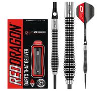 Red Dragon Lethal Magic 1 Darts | Ultimate Grip | 21g & 25g Steel Tip Darts 21g | Red Dragon Darts