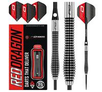 RED DRAGON Lethal Magic 25g Tungsten Darts Set with Flights and Stems
