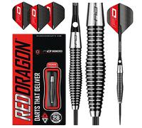 RED DRAGON Lethal Magic 28g Tungsten Darts Set with Flights and Stems