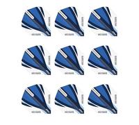 RED DRAGON Luke Humphries Blue and White Hardcore Standard Dart Flights 3 Sets Per Pack (9 Dart Flights in total)