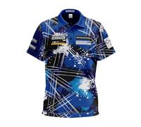 RED DRAGON Luke Humphries World Champion Tour Polo Dart Shirt - Available in Small, Medium, Large, XL, 2XL and 3XL