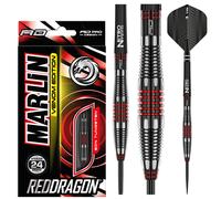 Red Dragon Marlin Venom Darts | 90% Aero Tungsten | Smart Throw | 24g & 26g Steel Tip Darts 24g | Red Dragon Darts