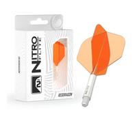 RED DRAGON Nitro Flite Integrated Flight and Shaft System - One-Piece Dart Flights and Shafts