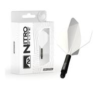 Red Dragon Nitro Flite Solid White and Black