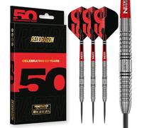 RED DRAGON Penetrator 1 - 25g Professional Tungsten Darts Set | High-Performance Steel Tip Darts | 50 Year Classics Collection | Durable Dart Set for Competitive Play