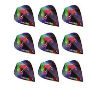 RED DRAGON Peter Wright Snakebite Holographic Kite Dart Flights - 3 sets per pack (9 flights in total)