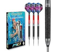 RED DRAGON Peter Wright Snakebite Melbourne Masters Edition: 22g - 90% Tungsten Steel Darts with Flights and Stems