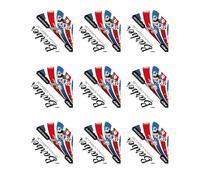 RED DRAGON Players Hardcore Dart Flights - 3 Sets Per Pack (9 Dart Flights in total)