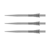 RED DRAGON Raptor GT Silver Effect Gripped Long Dart Points - 1 Set Per Pack
