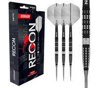 Red Dragon Recon Darts - Black & Silver Tapered