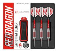 RED DRAGON Reflex Tungsten Steeltip Darts Set 24g,26g,28g , Flights and Shafts