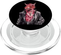 Red Dragon Rock Star Style PopSockets PopGrip for MagSafe