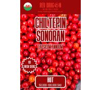 Red Dragon Seeds LTD Chiltepin Sonoran Chilli Seeds For Growing Hot Peppers