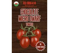 Red Dragon Seeds LTD Chocolate Micro Dwarf Tomato Seeds For Home Garden Growing