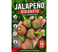 Red Dragon Seeds LTD Jalapeno Dieghito Chilli Seeds For Growing Hot Peppers