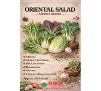 Red Dragon Seeds LTD Oriental Salad Mixed For Home Garden Growing