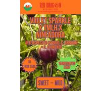 Red Dragon Seeds LTD Violet Sparkle X Tmlh X Ninfadora Chilli Seeds For Growing Hot Peppers