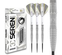 RED DRAGON Darts - Seren Pure 3 22g - 90% Tungsten Professional Steel tip Darts Set with Dart Flights and Dart Shafts (Stems)