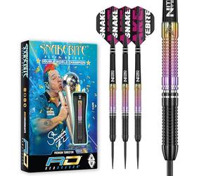 RED DRAGON Snakebite World Champion 2020 Edition: 25g Tungsten Darts with Flights and Shafts