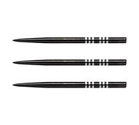 RED DRAGON Specialist Dart Points - Black Re-Grooved 32mm - 3 sets per pack