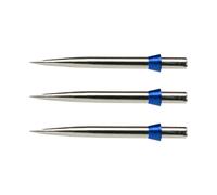 RED DRAGON Specialist Darts Points Trident Points Silver Effect Standard 32mm with Blue Tridents - 1 set per pack