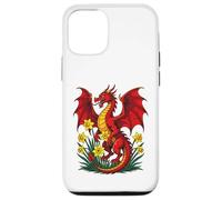 Red Dragon Stood Amongst Daffodils Case for iPhone 12/12 Pro