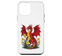Red Dragon Stood Amongst Daffodils Case for iPhone 12 mini