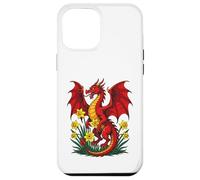 Red Dragon Stood Amongst Daffodils Case for iPhone 12 Pro Max
