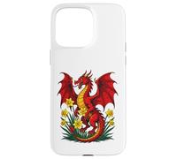 Red Dragon Stood Amongst Daffodils Case for iPhone 15 Pro Max