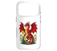 Red Dragon Stood Amongst Daffodils Case for iPhone 17 Pro