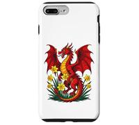 Red Dragon Stood Amongst Daffodils Case for iPhone 7 Plus/8 Plus