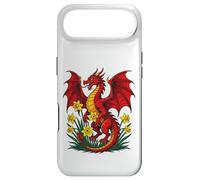 Red Dragon Stood Amongst Daffodils Case for iPhone Air